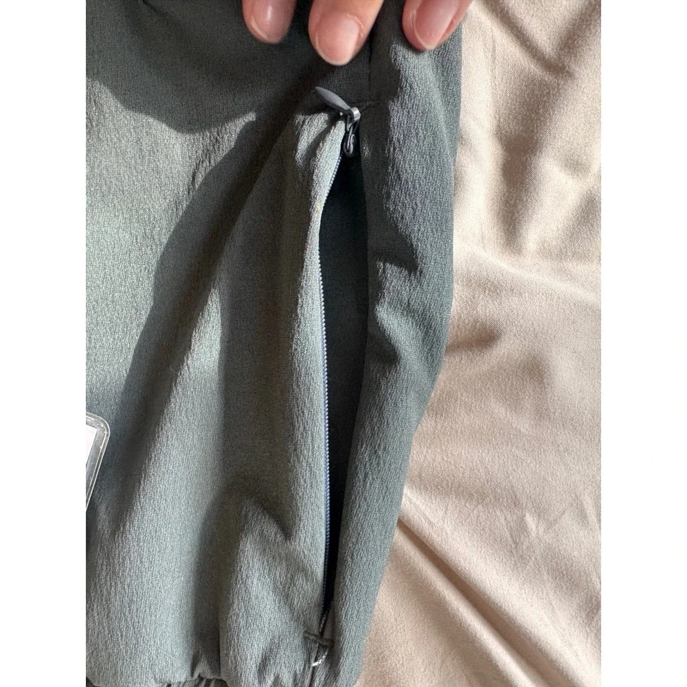 Maniere De Voir Womens Cargo Utility Pants Charcoal Grey XL NWT - Picture 9 of 12